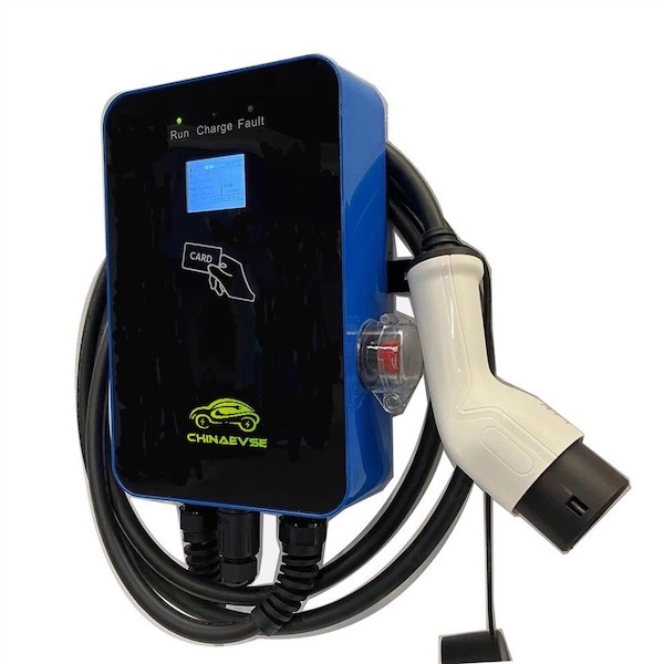 22KW 32A مسدس شحن واحد عمودي AC EV Charger-2