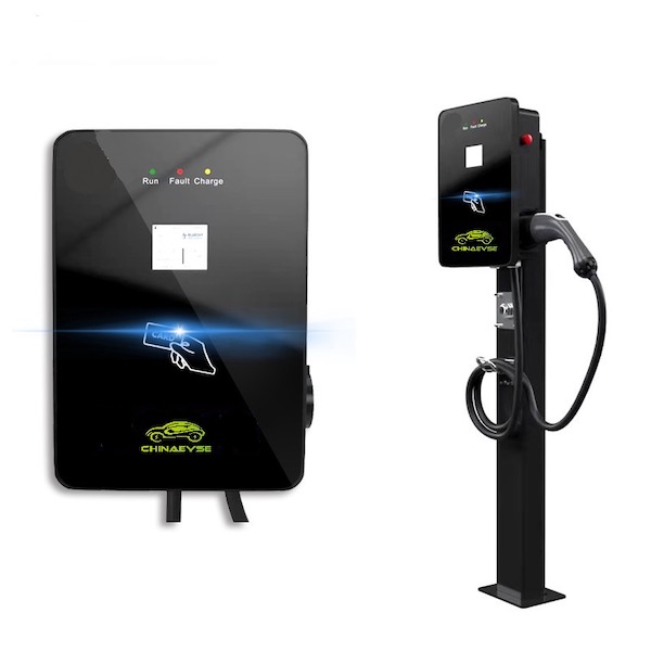 22KW 32A सिंगल चार्जिंग गन वर्टिकल AC EV चार्जर