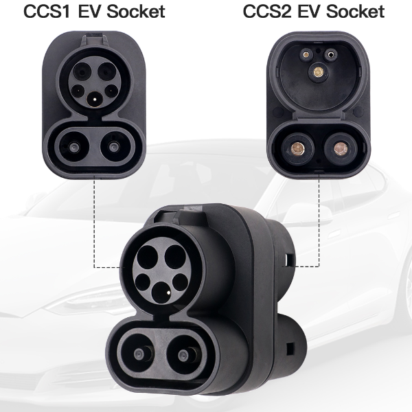 محول CCS1 إلى CCS2 DC EV