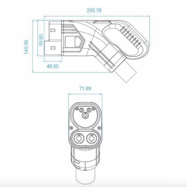 CCS2 DC Fast EV Cable Charging-3