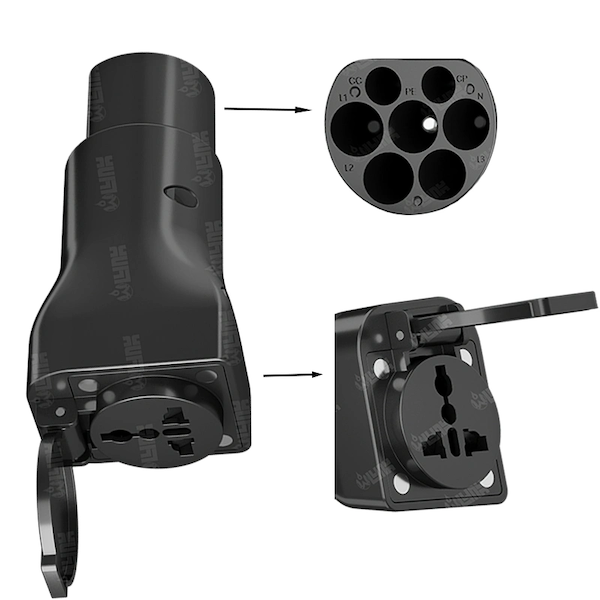 EV Discharging Outlet 3kw-5kw GBT V2L Adapter