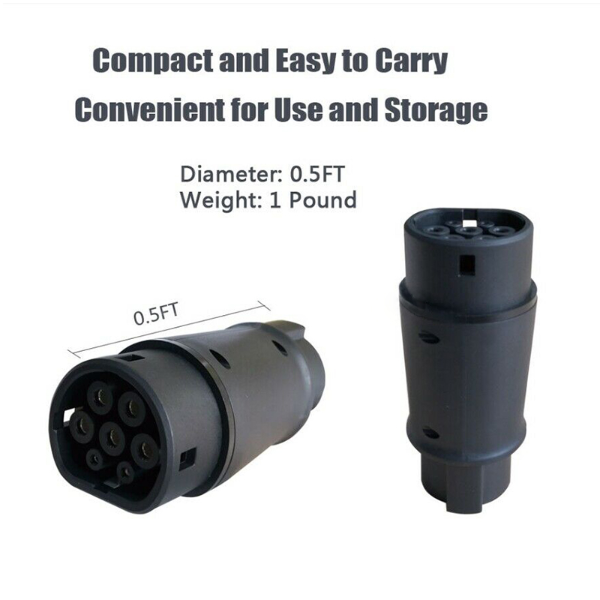 1 tipo–2 tipo kintamosios srovės EV adapteris-2