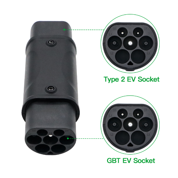 Tipe 2 mun GBT AC EV Adaptor